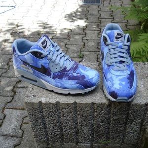 Nike Airmax 90 - Tie Dye Blue Sneakers